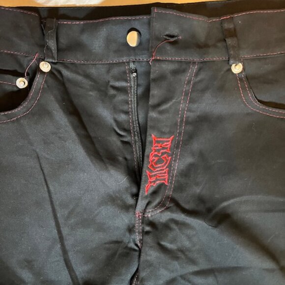 Men's Trendy Embroidered Skull Straight Pants - Picture 6 of 6